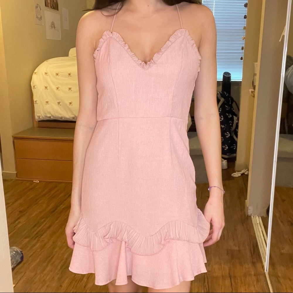 Selfie Leslie Lovers Spaghetti Strap Dress